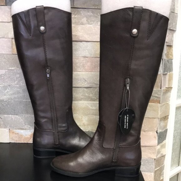 Inc Fawne Riding Leather Boots - Picture 4 of 13